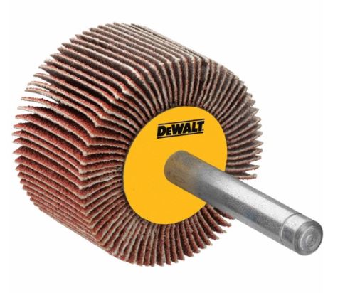 DAFE1D0610 1-1/2IN X 1IN X 1/4IN FLAP  WHEEL 60 GRIT FAST REMOVAL from DeWa