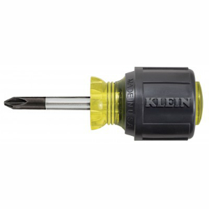 603-1 #2 X 1-1/2IN STUBBY PHILLIPS TIP SCREWDRIVER W/ RD SHANK from Klein T