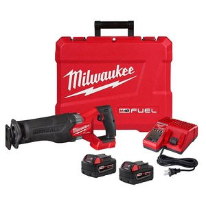 2821-22 M18 FUEL BRUSHLESS SAWZALL KIT W/ 2-BATTERIES 5.0AH from Milwaukee