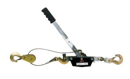 180410 1 TON CABLE PULLER W/ 12FT LIFT from JET Tools