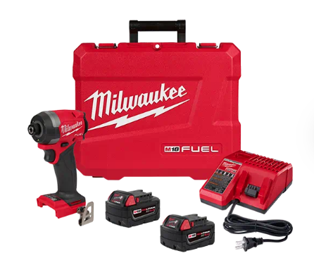 2953-22 M18 FUEL 1/4IN HEX IMPACT DRIVER KIT from Milwaukee Tool